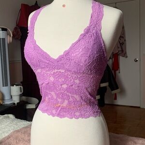 Lace Bralette Tank in Lavender 💜